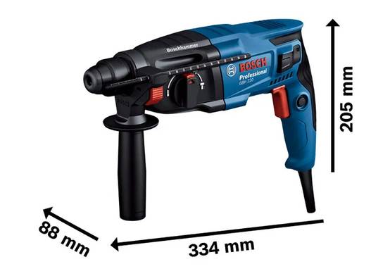 Bosch - Perforateur 230W SDS-Plus GBH 2-21 - BOSCH - COFFRET - 06112A6000 - Image 2