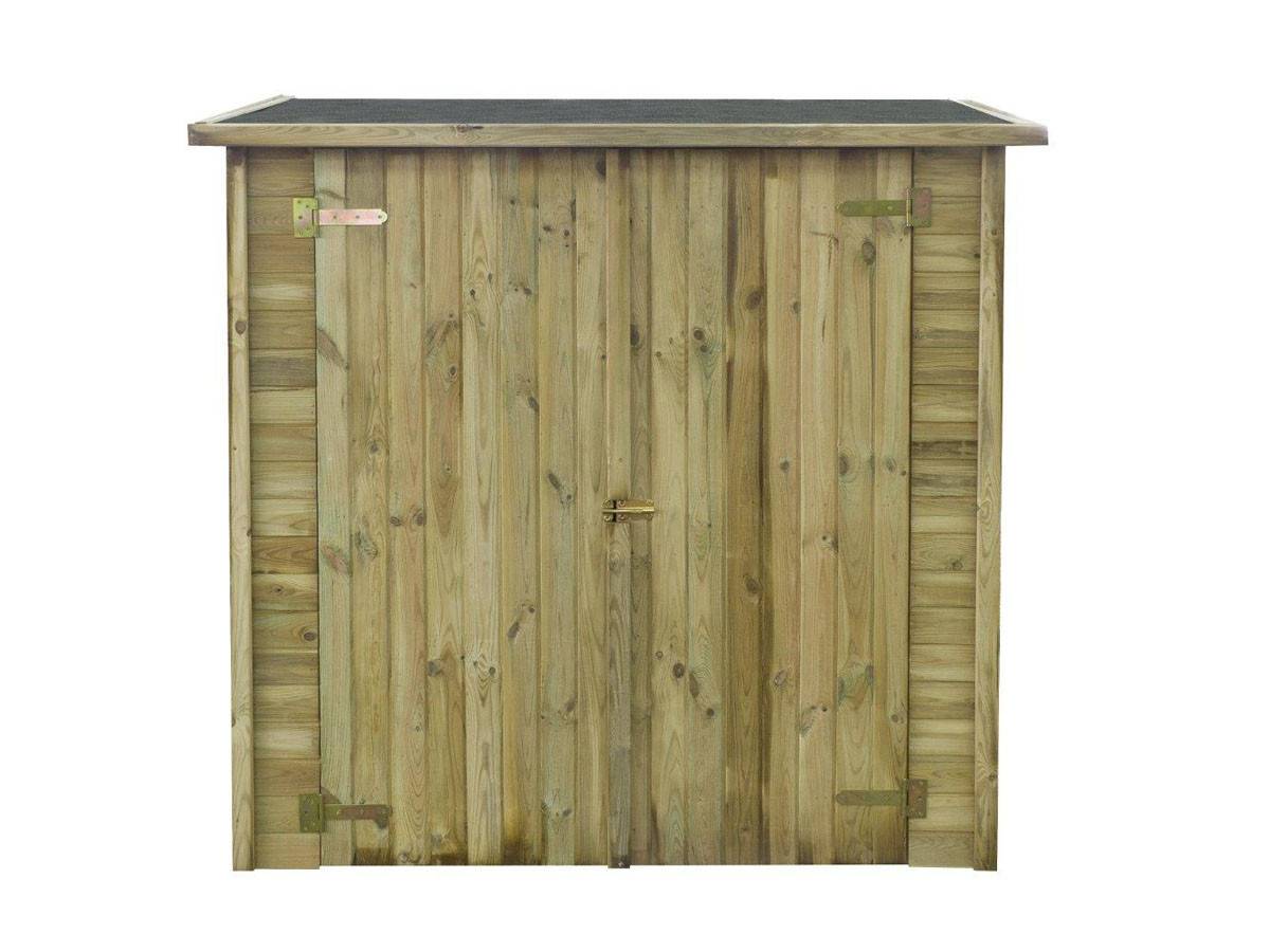 Abri Jardin Bois Adossable Lipki - 1.79 X 0.90 X 1.78/1.87 M -habitat Et Jardin - Image 2