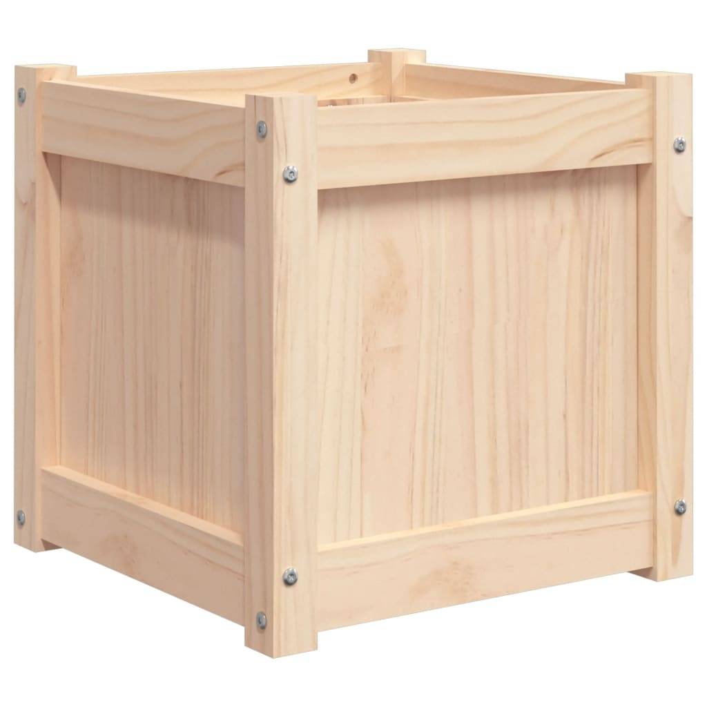 Maison Chic - Jardinière - Pot De Fleurs - Bac à Fleurs 40x40x40 cm bois de pin massif - Image 7