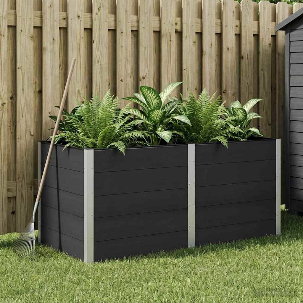 Prolenta Premium - Jardinière aluminium noir  200 x 100 x 91 cm  - Prolenta premium p3208.9 - Image 2