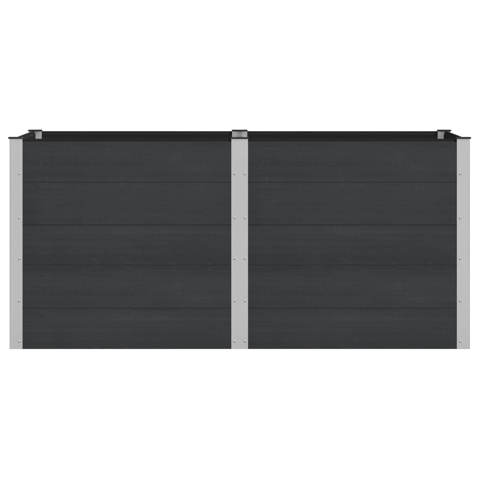Prolenta Premium - Jardinière aluminium noir 200 x 100 x 91 cm - Prolenta premium p3208.9 - Image 3