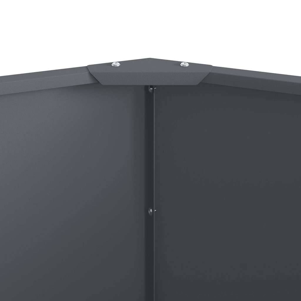 Vidaxl - Jardinière Anthracite 120 x 120 x 50 cm Acier vidaXL 883747 - Image 8