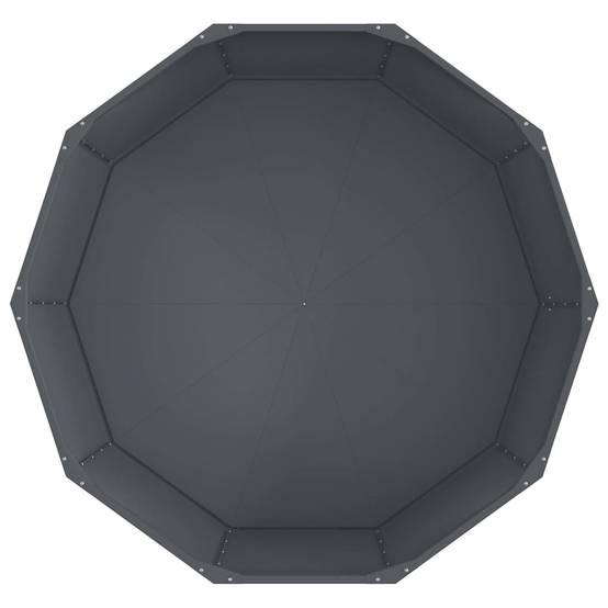 Vidaxl - Jardinière Anthracite 120 x 120 x 50 cm Acier vidaXL 883747 - Image 7