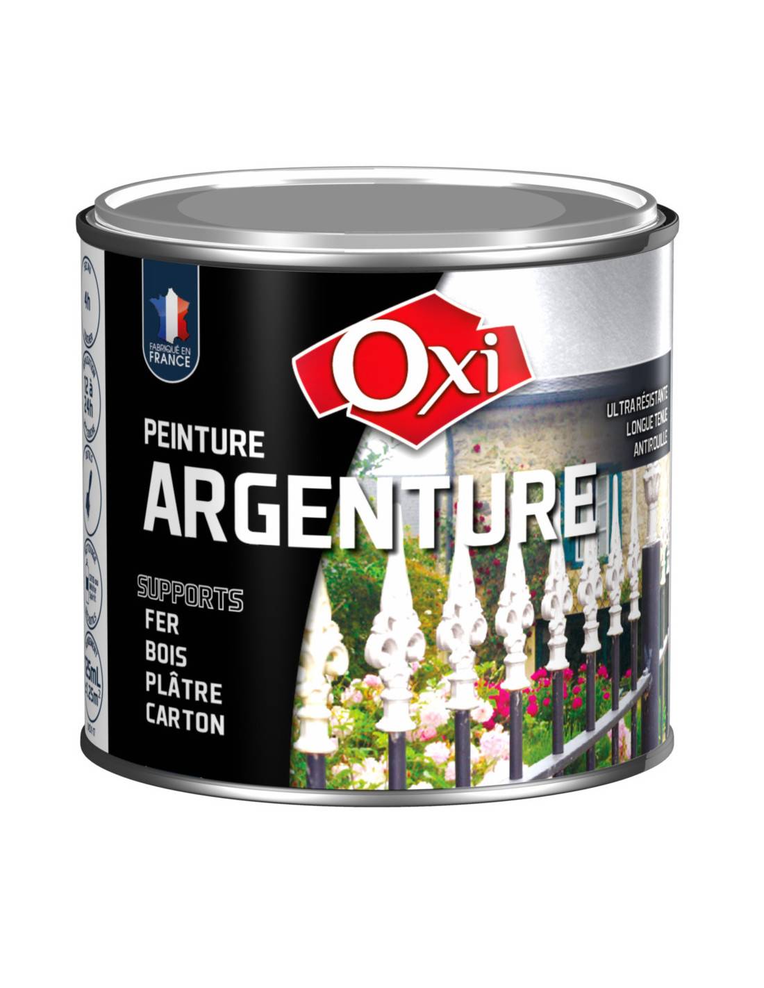 Oxi - Peinture Effets Métal 125ml Argenture - Oxi