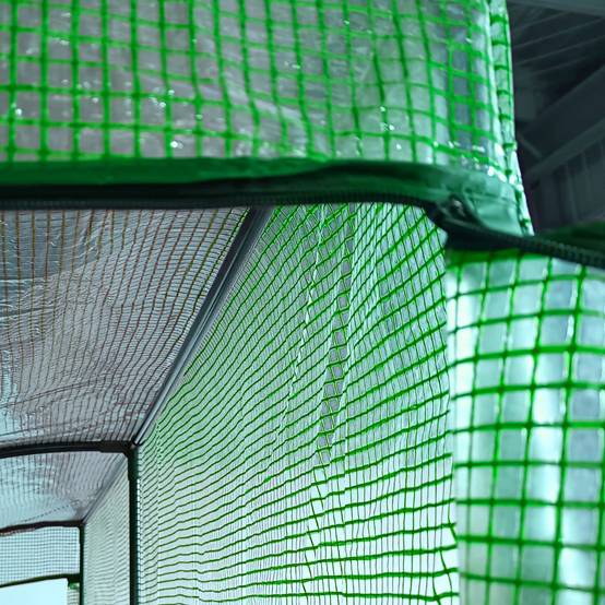 Serre Adossée Acier PE Protection Hivernage 2 Portes 200x100x215cm Vert - ComfortXL Outdoor Living - Image 8