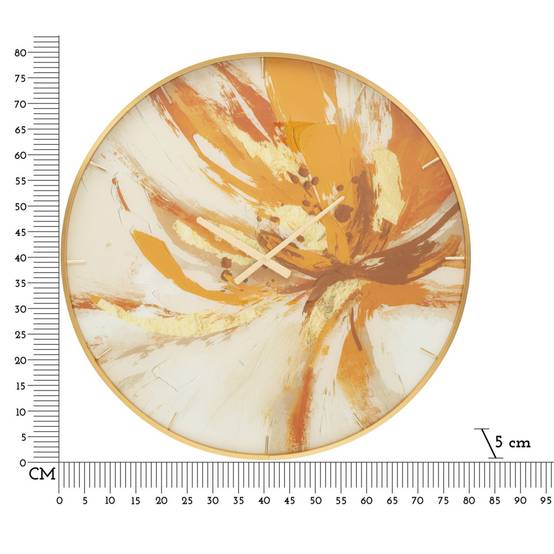 Horloge Murale en Verre "Toply" 80cm Multicolore - Image 6