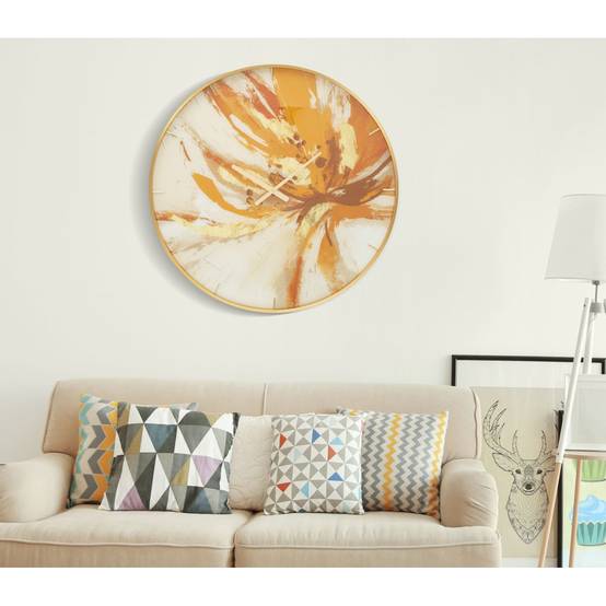 Horloge Murale en Verre "Toply" 80cm Multicolore - Image 5
