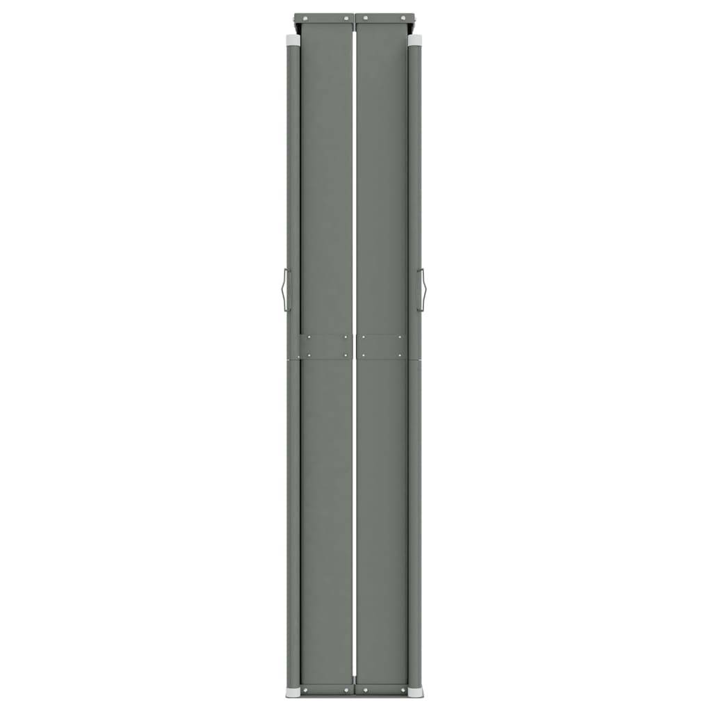 Helloshop26 - Auvent paravent store brise-vue latéral rétractable de patio jardin terrasse balcon protection visuelle écran 220 x 1200 cm crème - Image 3