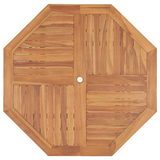 Table de Repas Extérieure Carrée en Bois de Teck 110cm, Haute Résistance aux Intempéries – ComfortXL Outdoor Living - Image 4