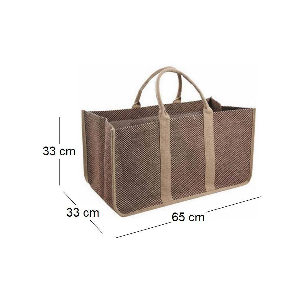Aubry Gaspard - Sac à bûches en toile de jute - Image 3