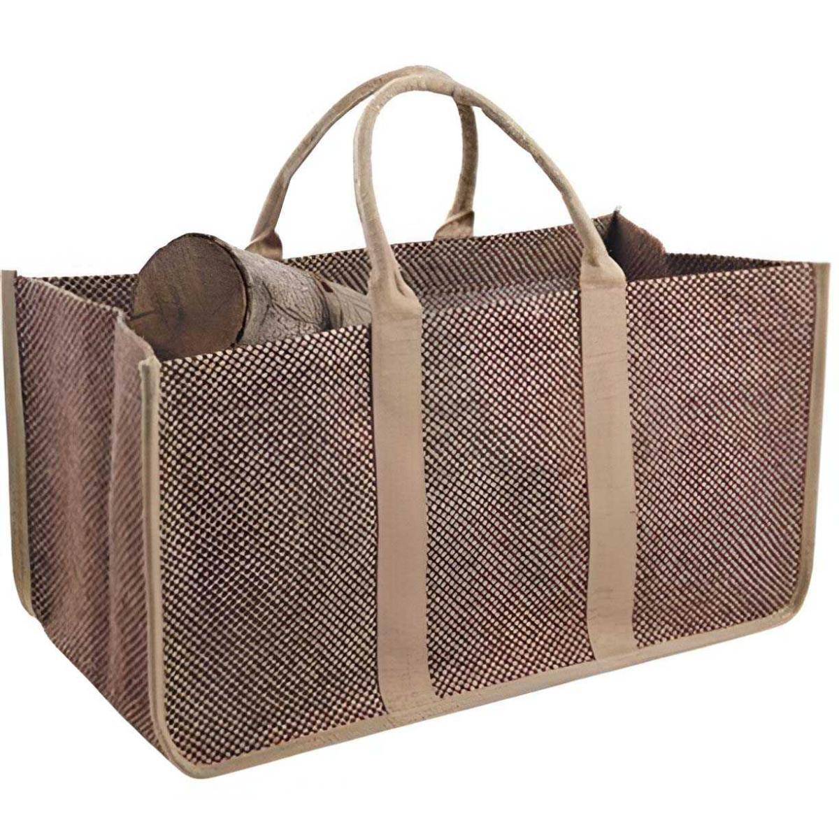 Aubry Gaspard - Sac à bûches en toile de jute - Image 1