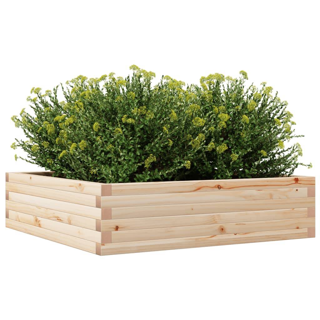 Vidaxl - Jardinière 90x90x23 cm bois de pin massif vidaXL 847203 - Image 5
