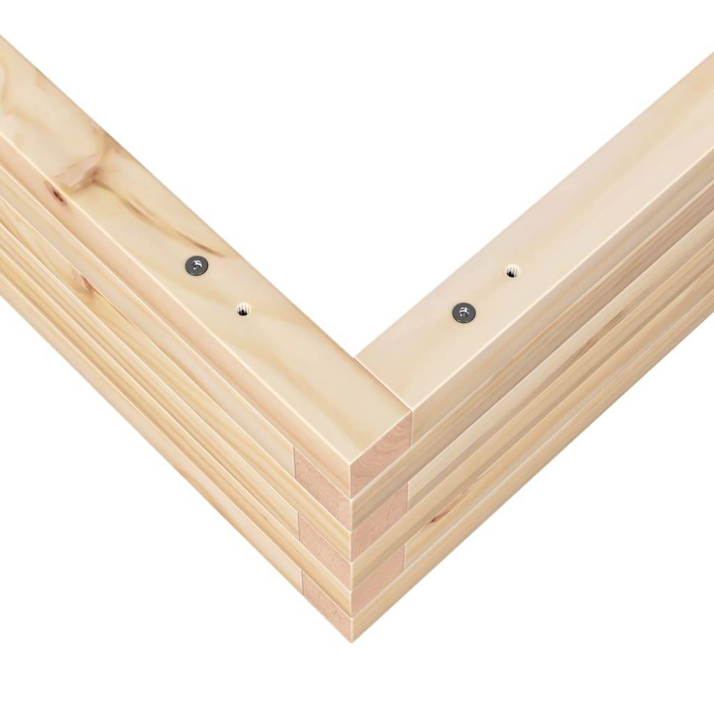 Vidaxl - Jardinière 90x90x23 cm bois de pin massif vidaXL 847203 - Image 4