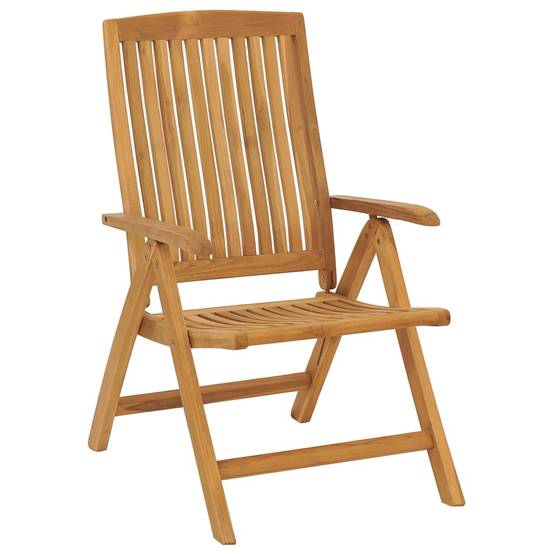 Salon de jardin meuble d'extérieur ensemble de mobilier 3 pièces bois de teck solide - Image 2