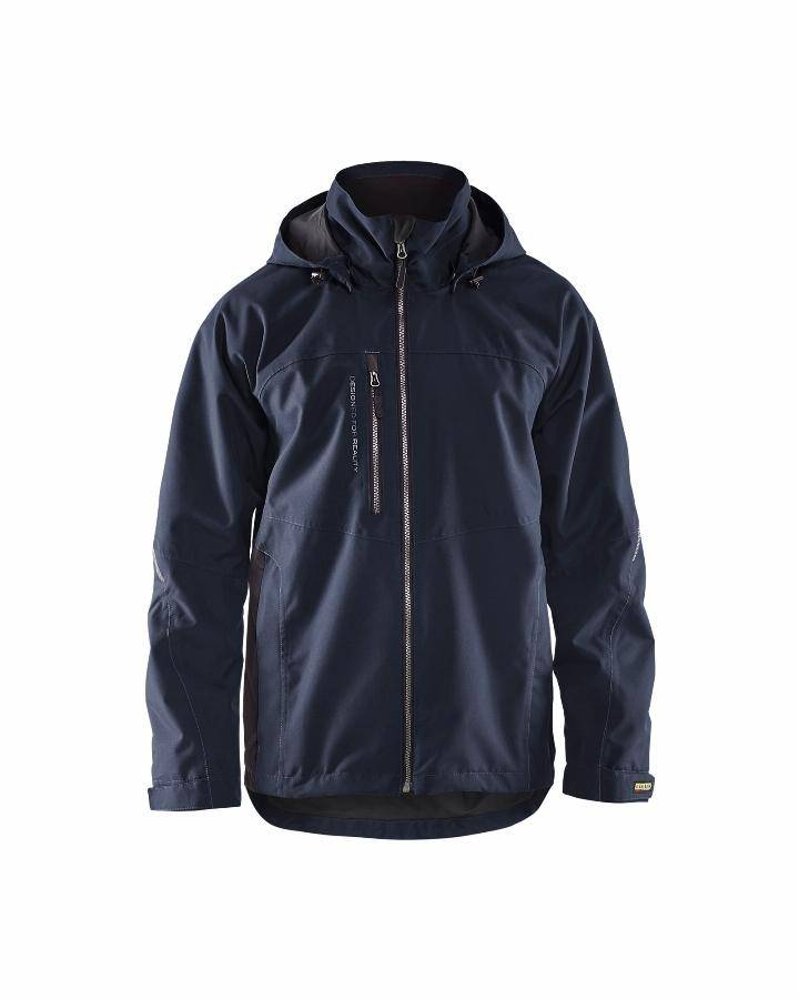 Veste hardshell BLAKLADER Déperlante T.M - MARINE FONCE/NOIR - 479019778699-M