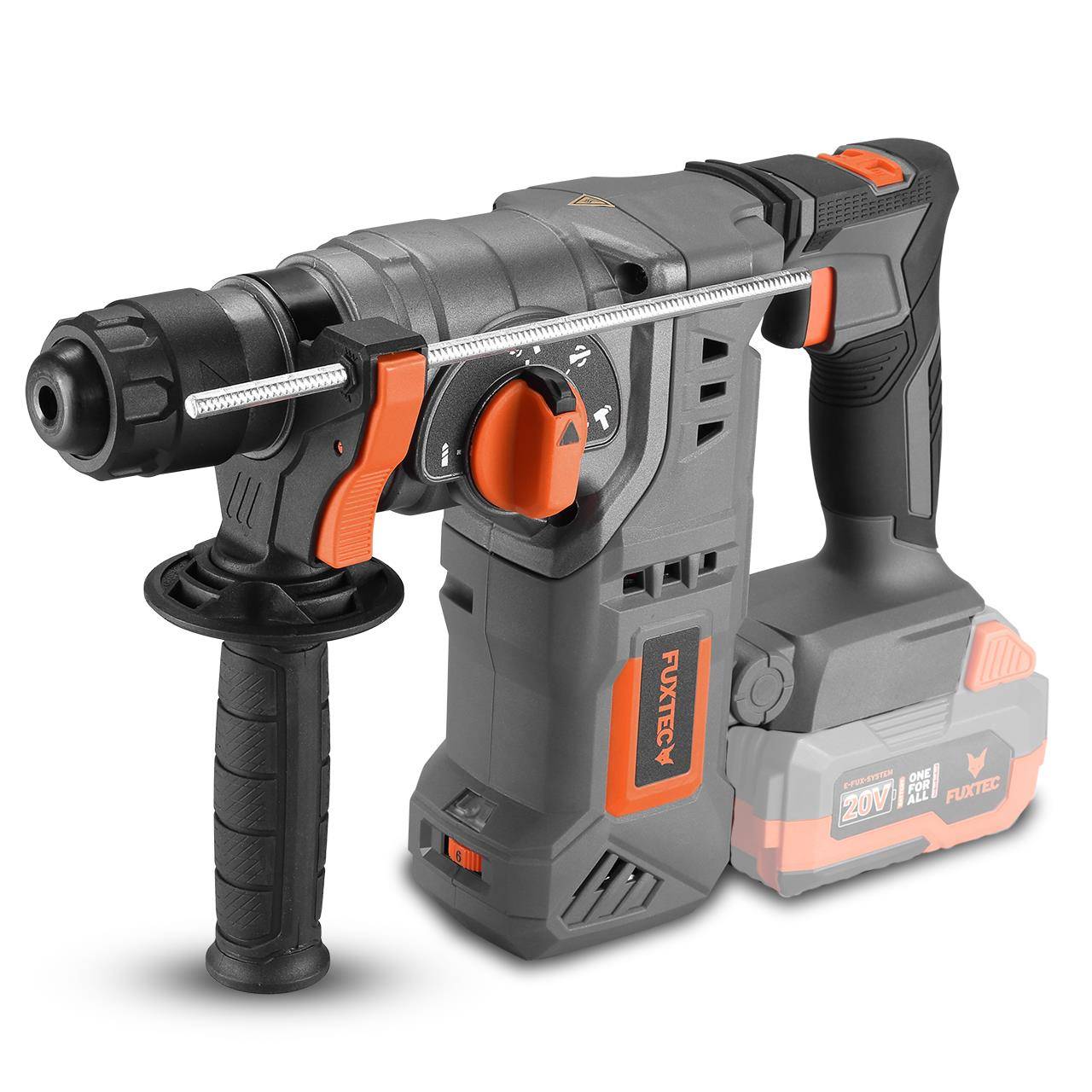 Pack outils 20V sans fil - FUXTEC - visseuse sans fil et marteau perforateur, avec batteries et accessoires - Image 6