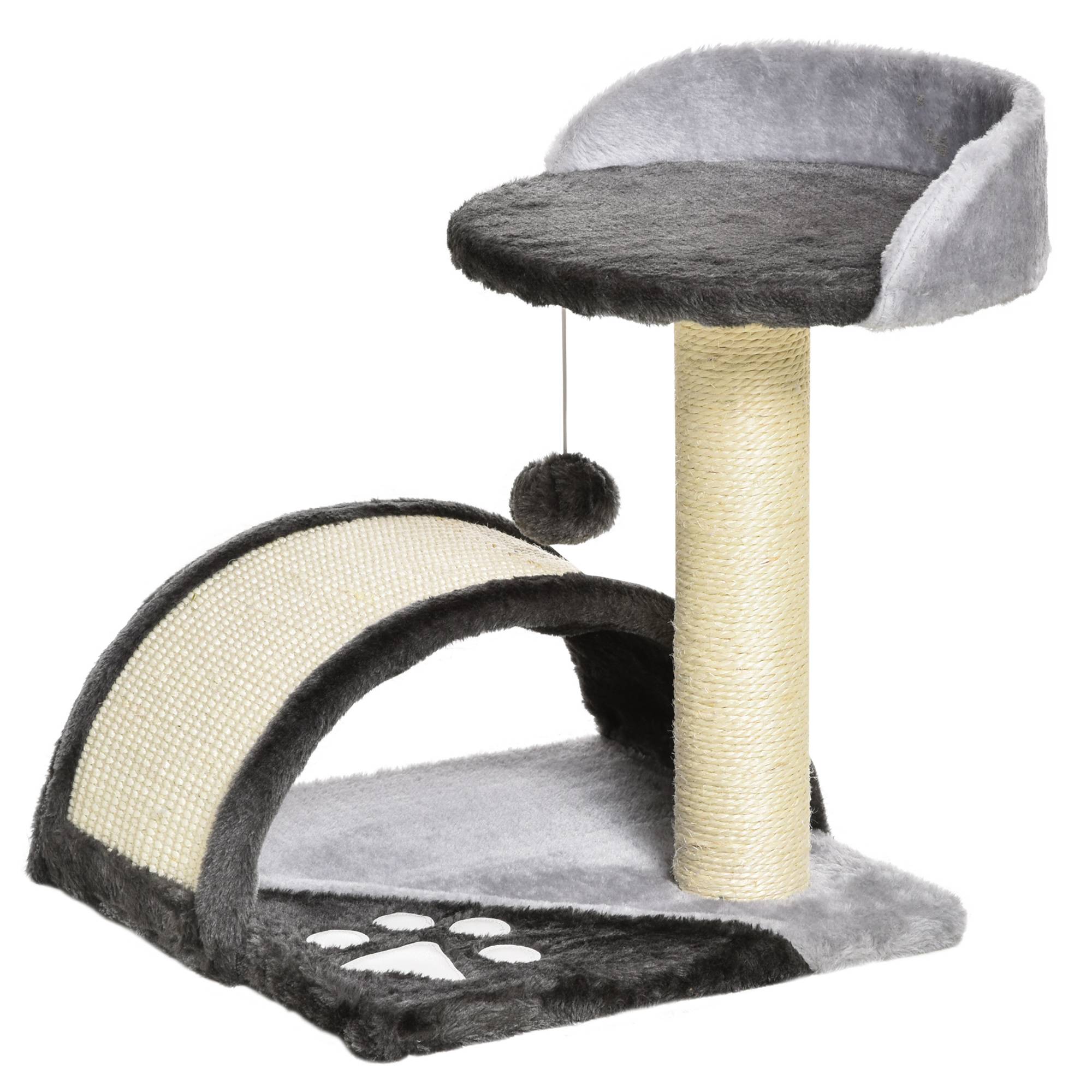 ComfortXL - Arbre à chat design bois pour maison amusement et détente 35x37x46cm gris - ComfortXL Outdoor Living - Image 2