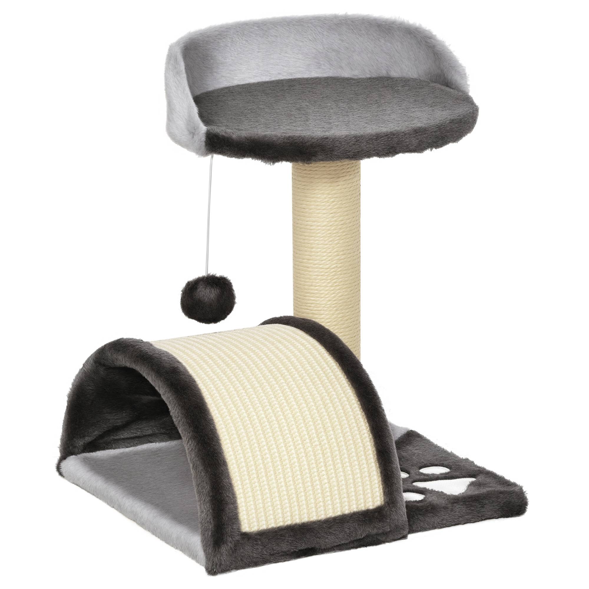 ComfortXL - Arbre à chat design bois pour maison amusement et détente 35x37x46cm gris - ComfortXL Outdoor Living - Image 1