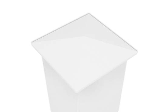 CASANOOV - Casanoov Lot de 2 kits de clôture aluminium NIESEN H.90 cm blanc - kits complet 3.8m - Image 8