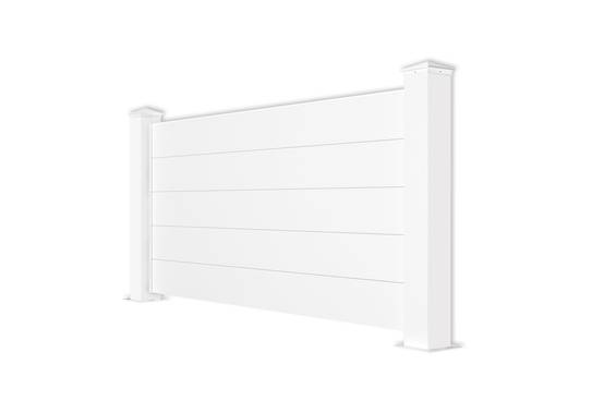 CASANOOV - Casanoov Lot de 2 kits de clôture aluminium NIESEN H.90 cm blanc - kits complet 3.8m - Image 4