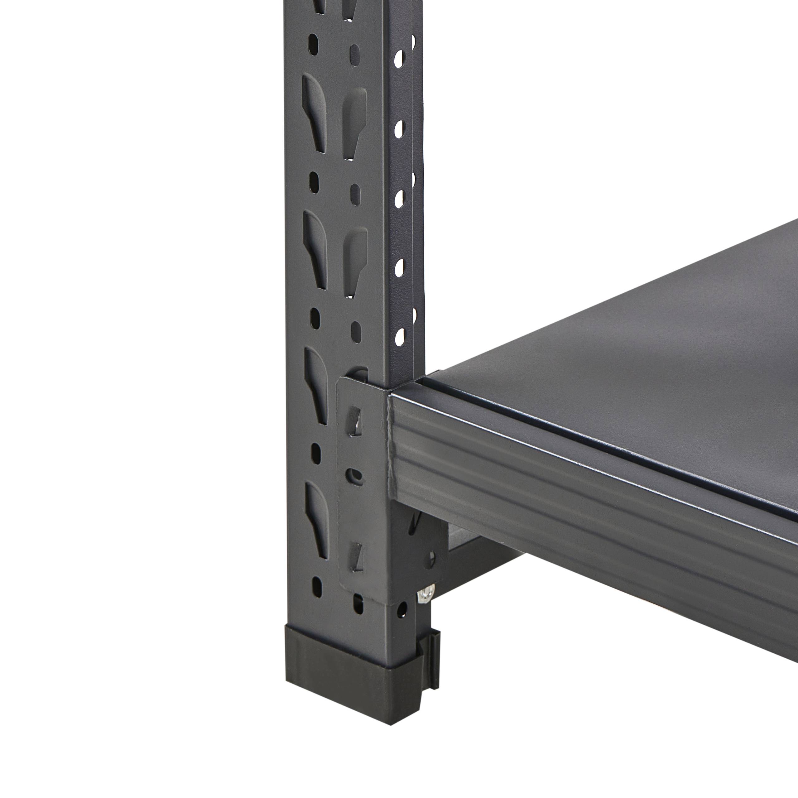 Beliani - Meuble de rangement Acier Noir FIUGGI - 200x60x200- Beliani - Image 7