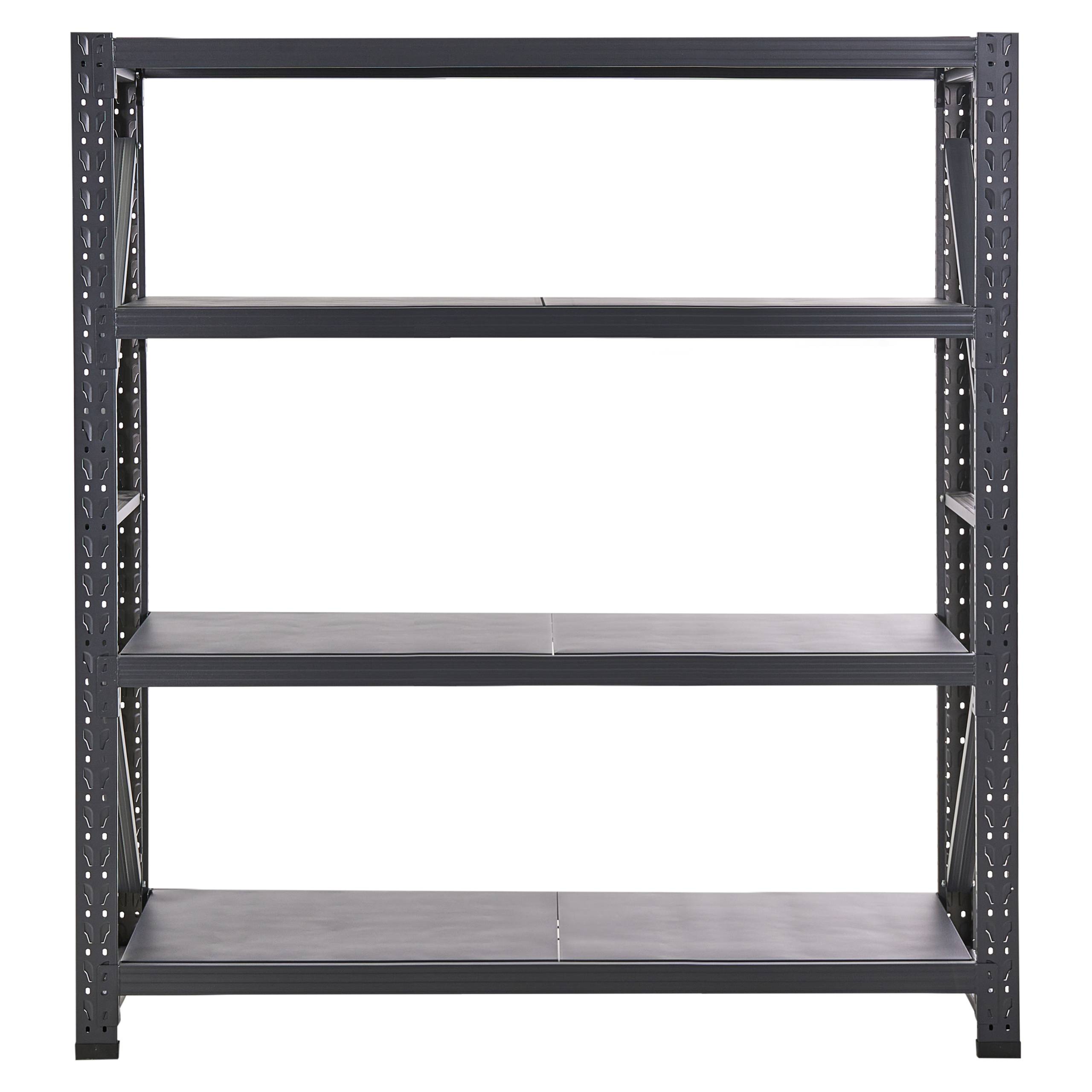 Beliani - Meuble de rangement Acier Noir FIUGGI - 200x60x200- Beliani - Image 4