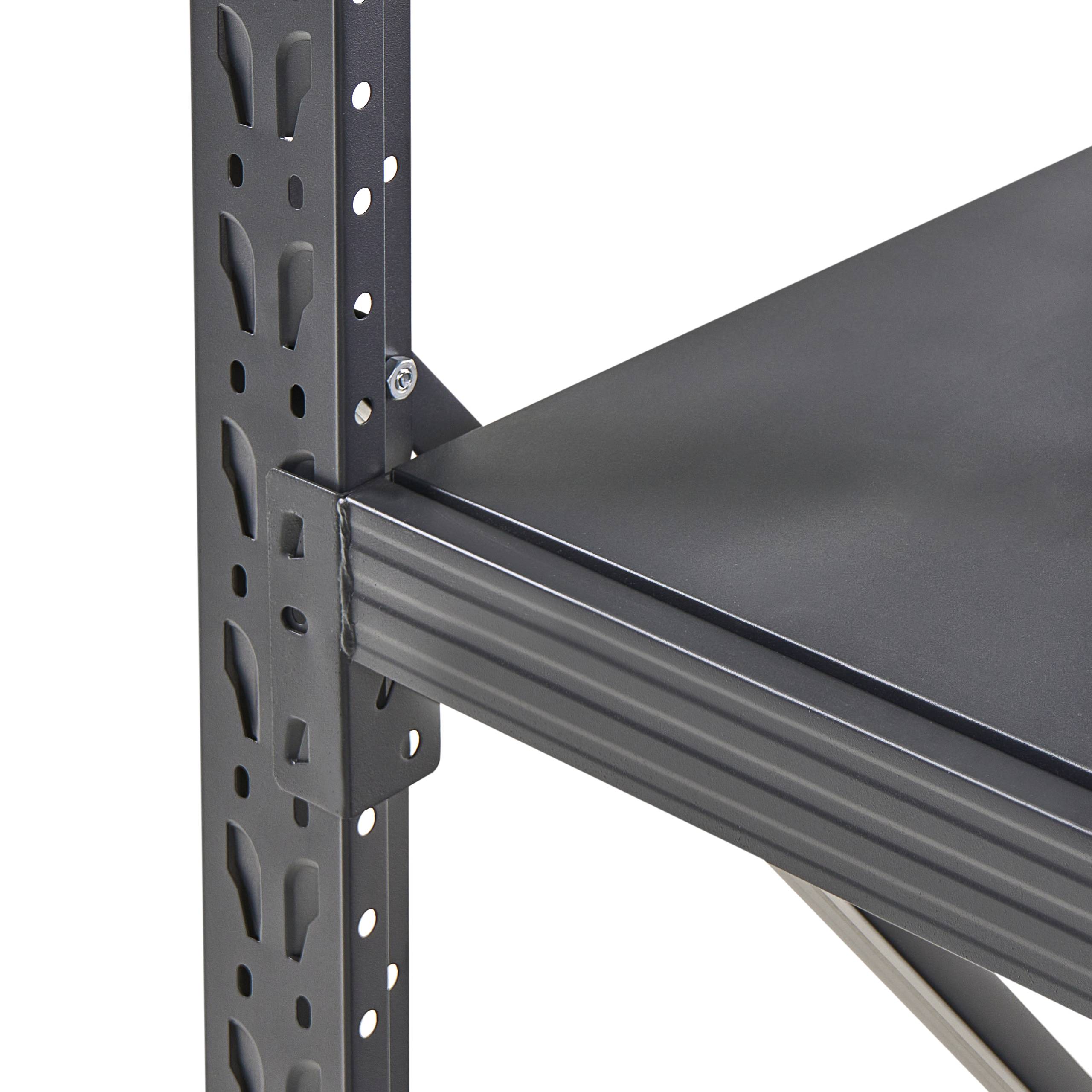 Beliani - Meuble de rangement Acier Noir FIUGGI - 200x60x200- Beliani - Image 6
