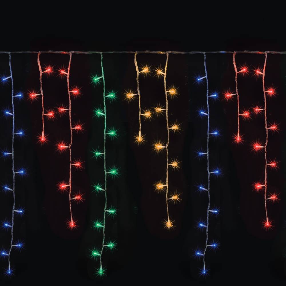 Rideau lumineux LED stalactite 10 mètres Multicolore - Image 2