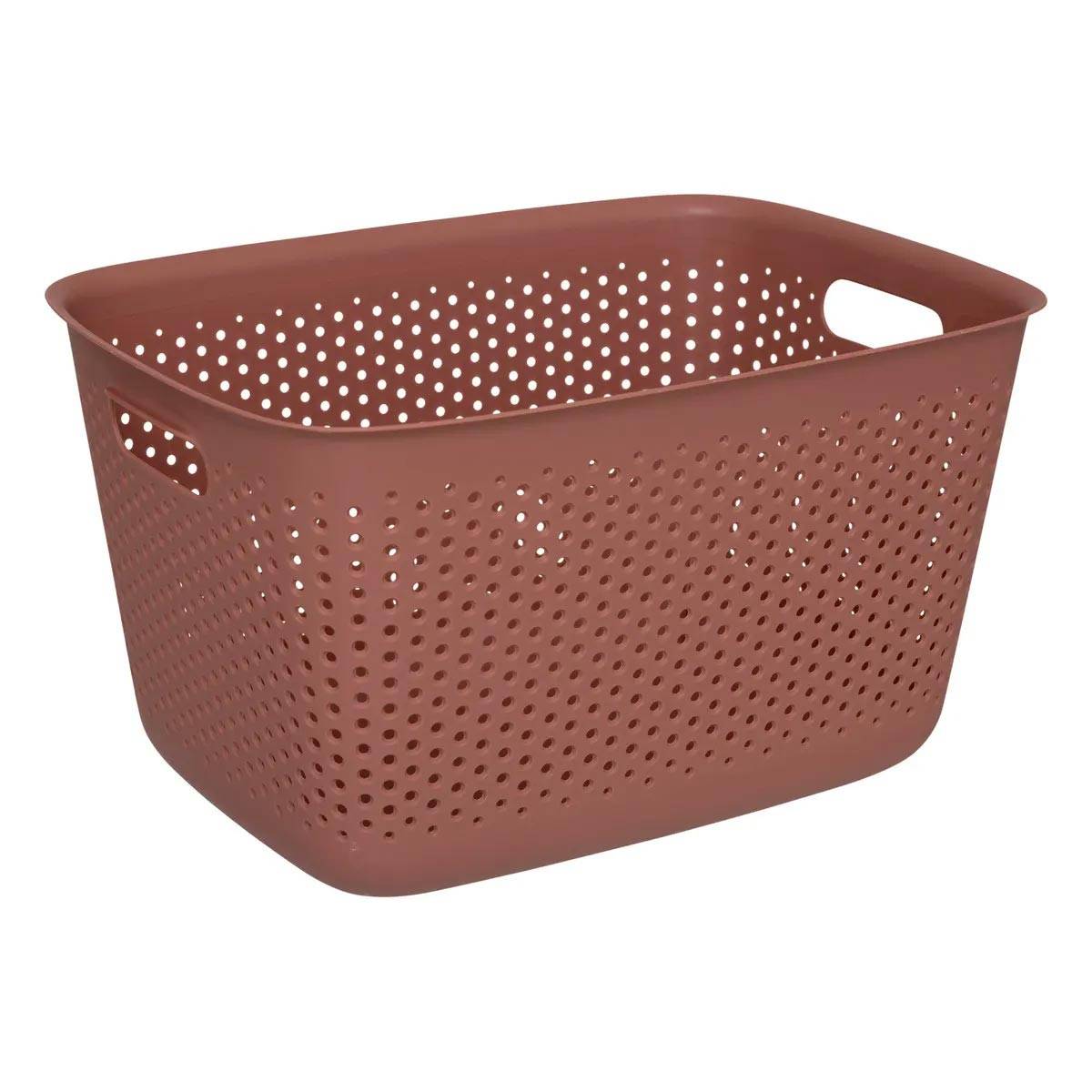 Panier de Rangement "Tila" 17L Terracotta - Image 1