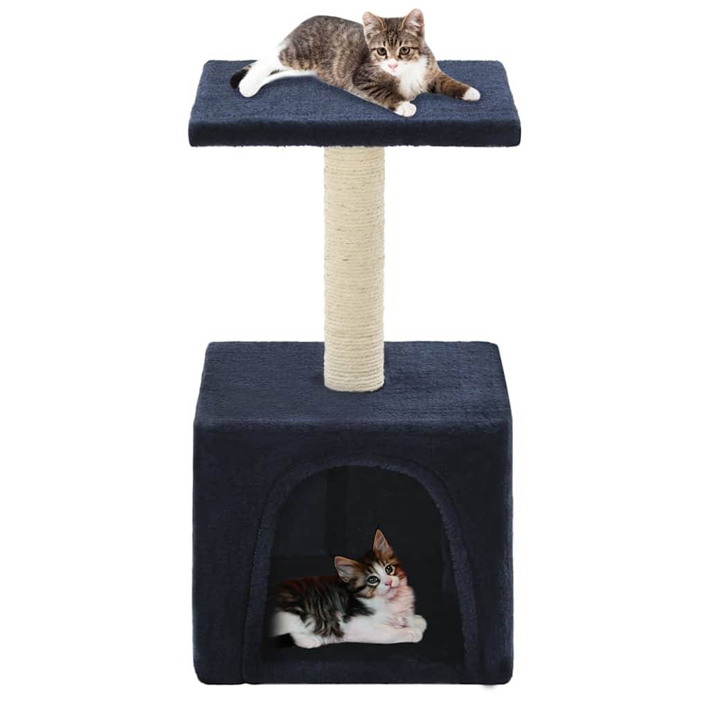 Vidaxl - Arbre à chat avec griffoir en sisal 55 cm Bleu foncé vidaXL 170541 - Image 1