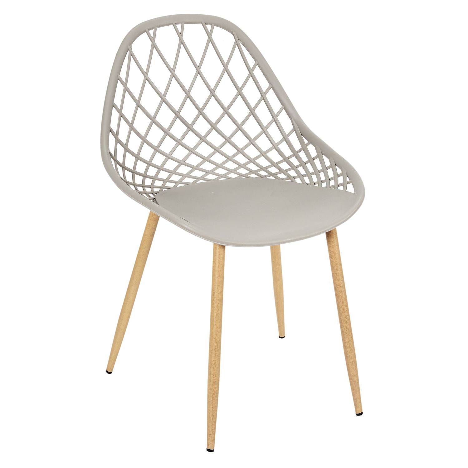 Sans Marque - Lot de 4 chaises d'extérieur Malaga en polypropylène - Toilinux - Image 5