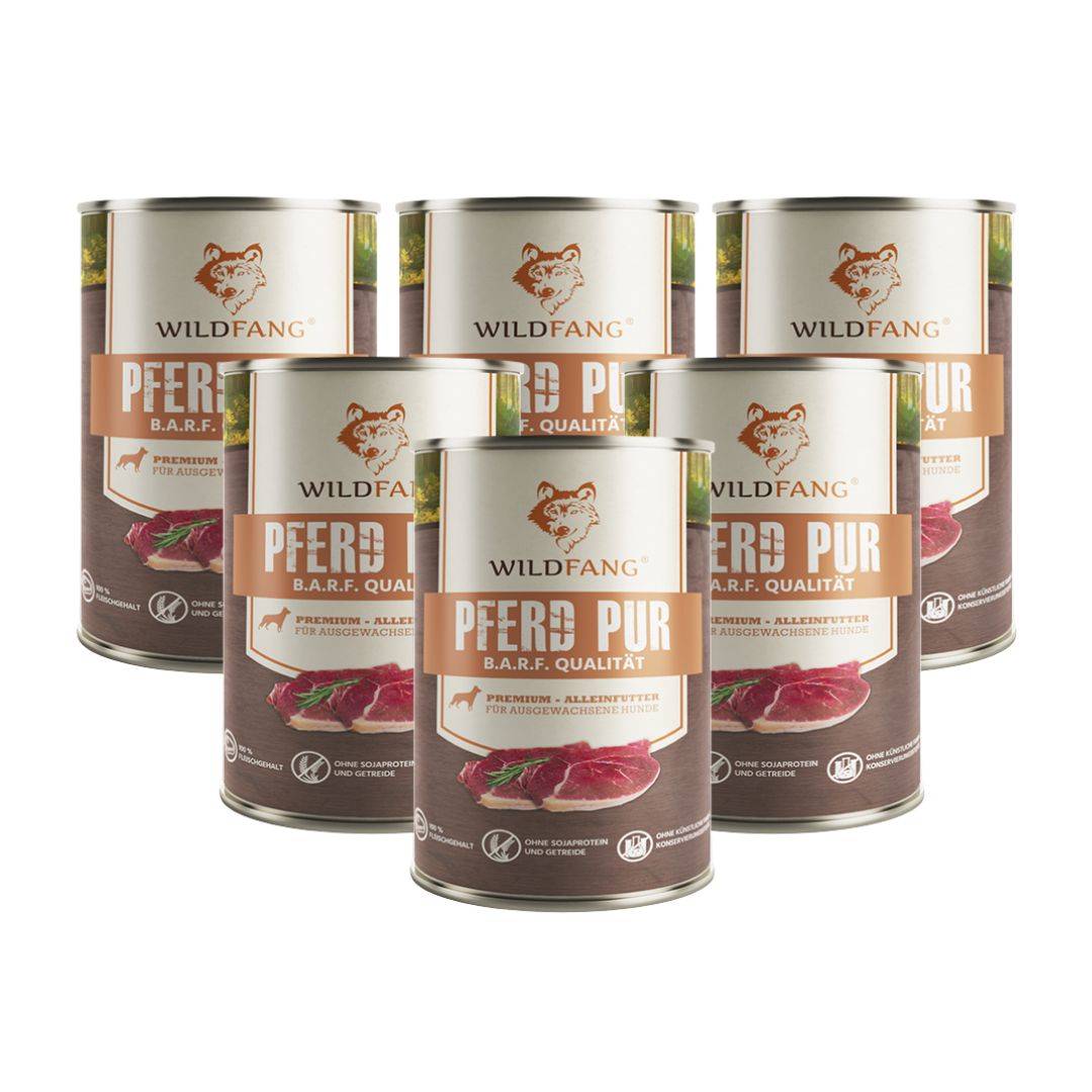 Wildfang - Wildfang pâtée humide adulte sans céréales 6 x 800 g — recette équilibrée, sans additifs artificiels, adaptée aux chiens sensibles - Image 1