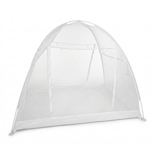 Moustiquaire dôme "popup" pour lit 200 x 150 Blanc - Image 1