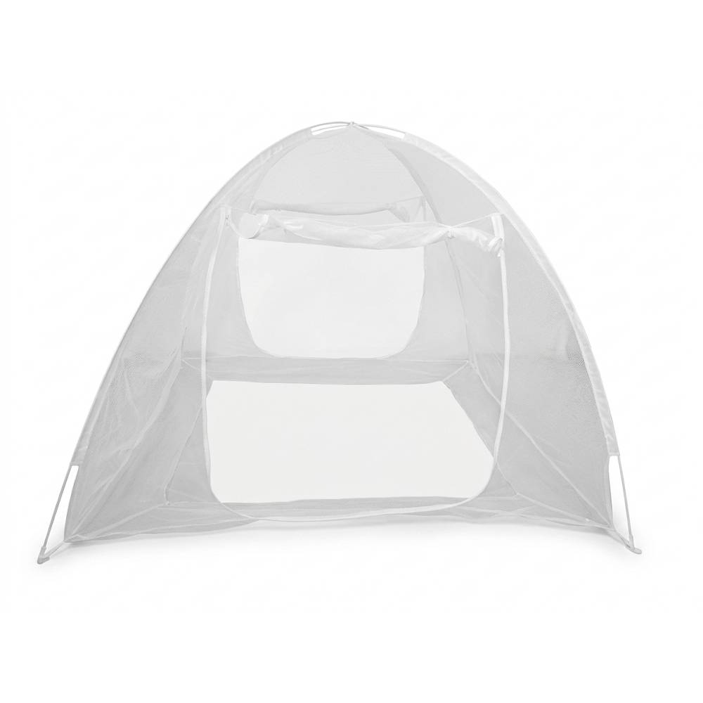 Moustiquaire dôme "popup" pour lit 200 x 150 Blanc - Image 2