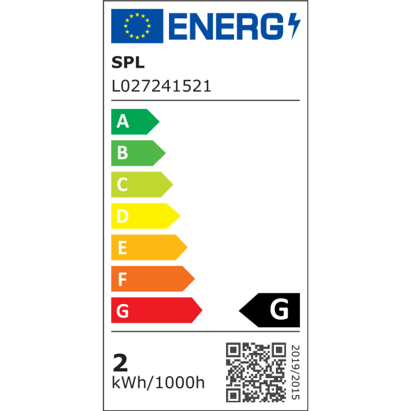 Ampoule Guinguette Plastique opaque 2W filament LED E27 Blanc Chaud 3000K G45 100lm - Image 3