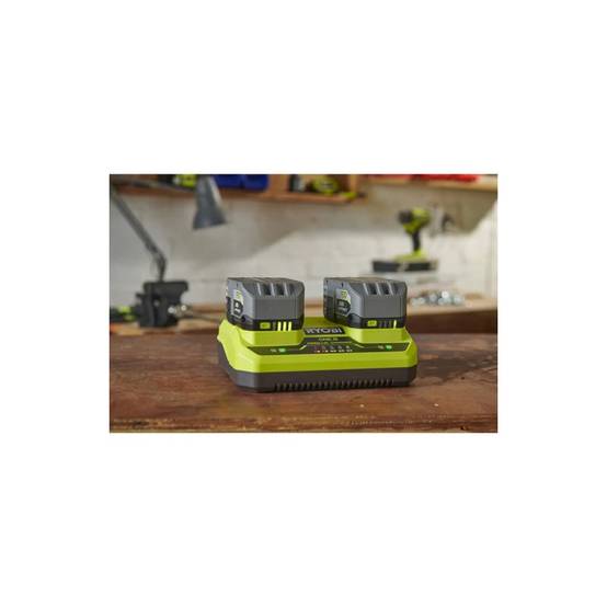 Ryobi - Chargeur simultané 2 ports 18V RYOBI - 2,0 et 4,0Ah - Image 2