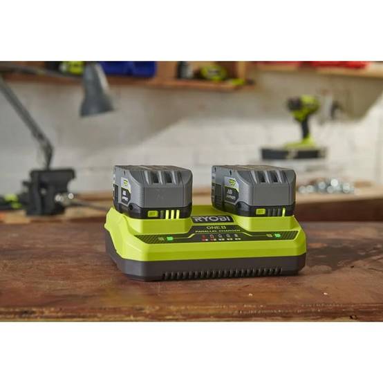 Ryobi - Chargeur simultané 2 ports 18V RYOBI - 2,0 et 4,0Ah - Image 3
