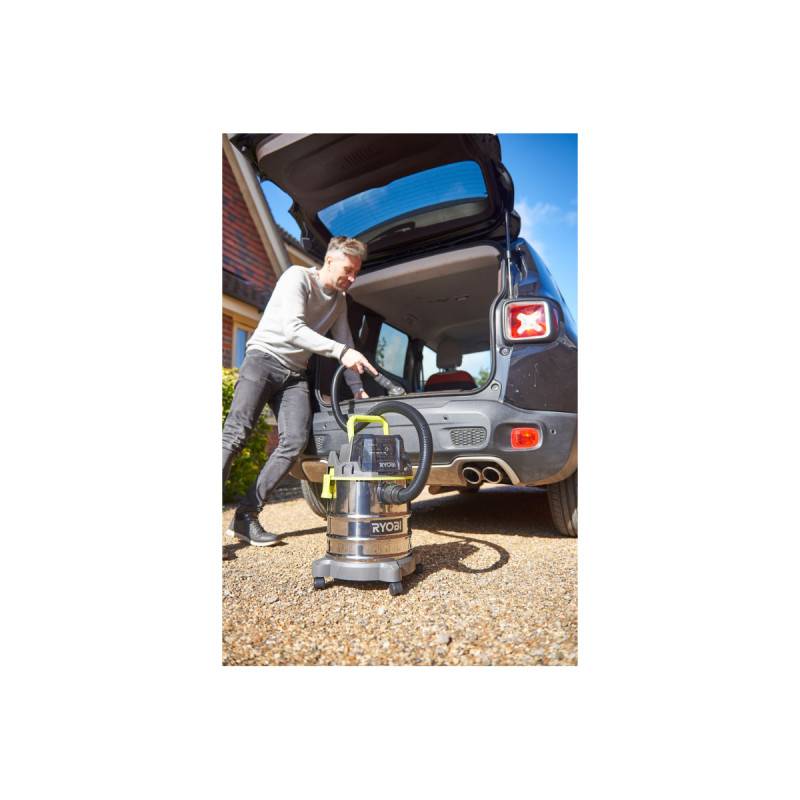 Ryobi - Pack RYOBI Aspirateur eau et poussière 18V One Plus - sans batterie ni chargeur R18WDV-0 - 6 accessoires nettoyage automobile - RAKVA04 - Image 5
