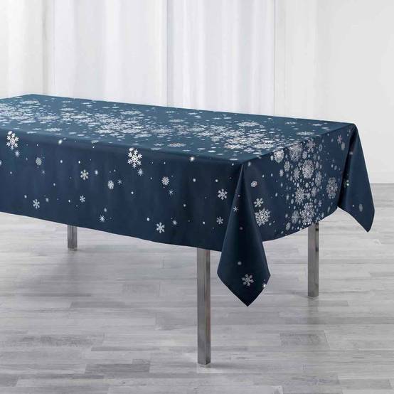 Nappe Rectangulaire Imprimée "Constellation" 150x240cm Marine - Image 1