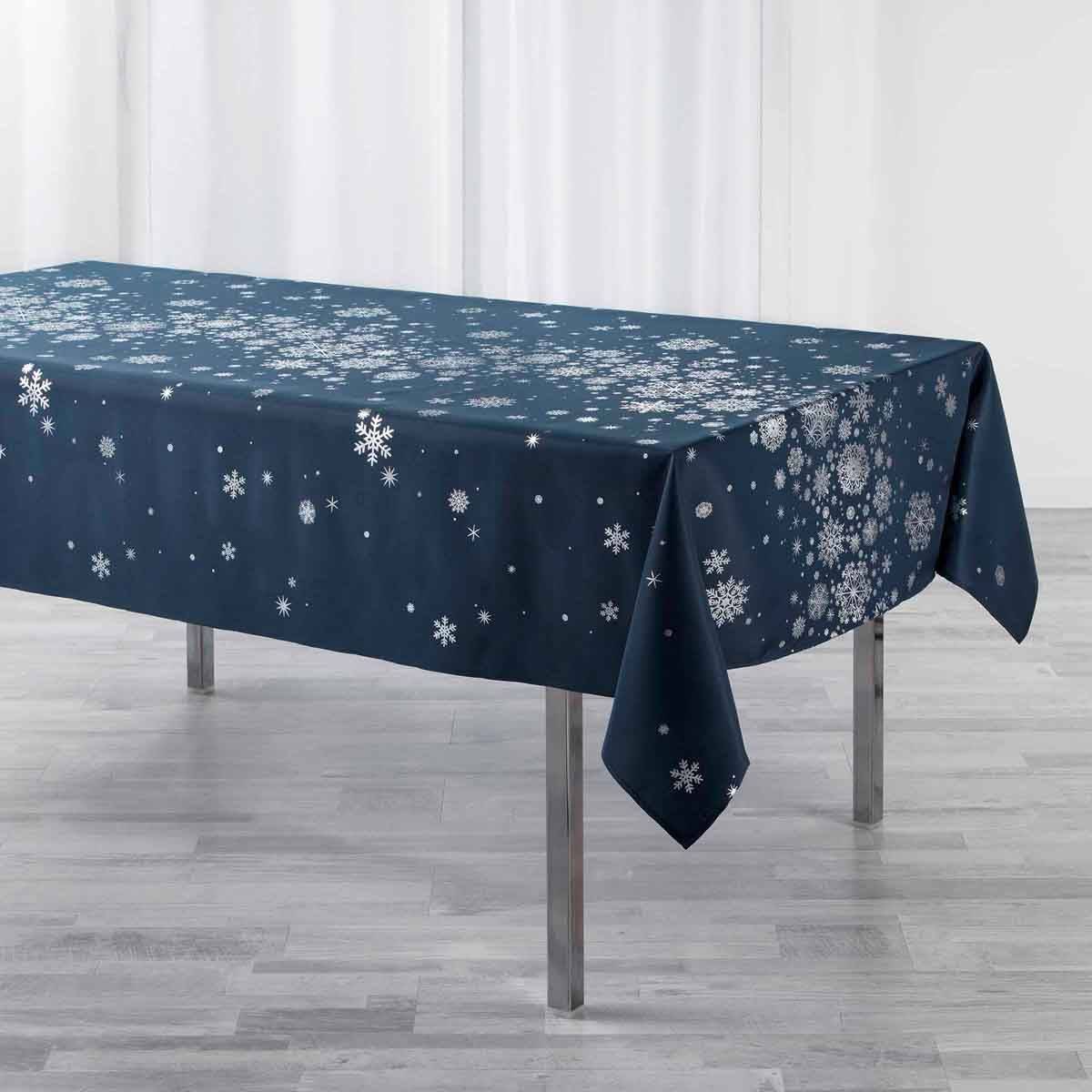 Nappe Rectangulaire Imprimée "Constellation" 150x240cm Marine - Image 1