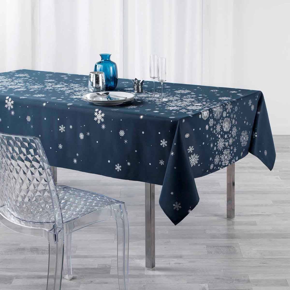 Nappe Rectangulaire Imprimée "Constellation" 150x240cm Marine - Image 3