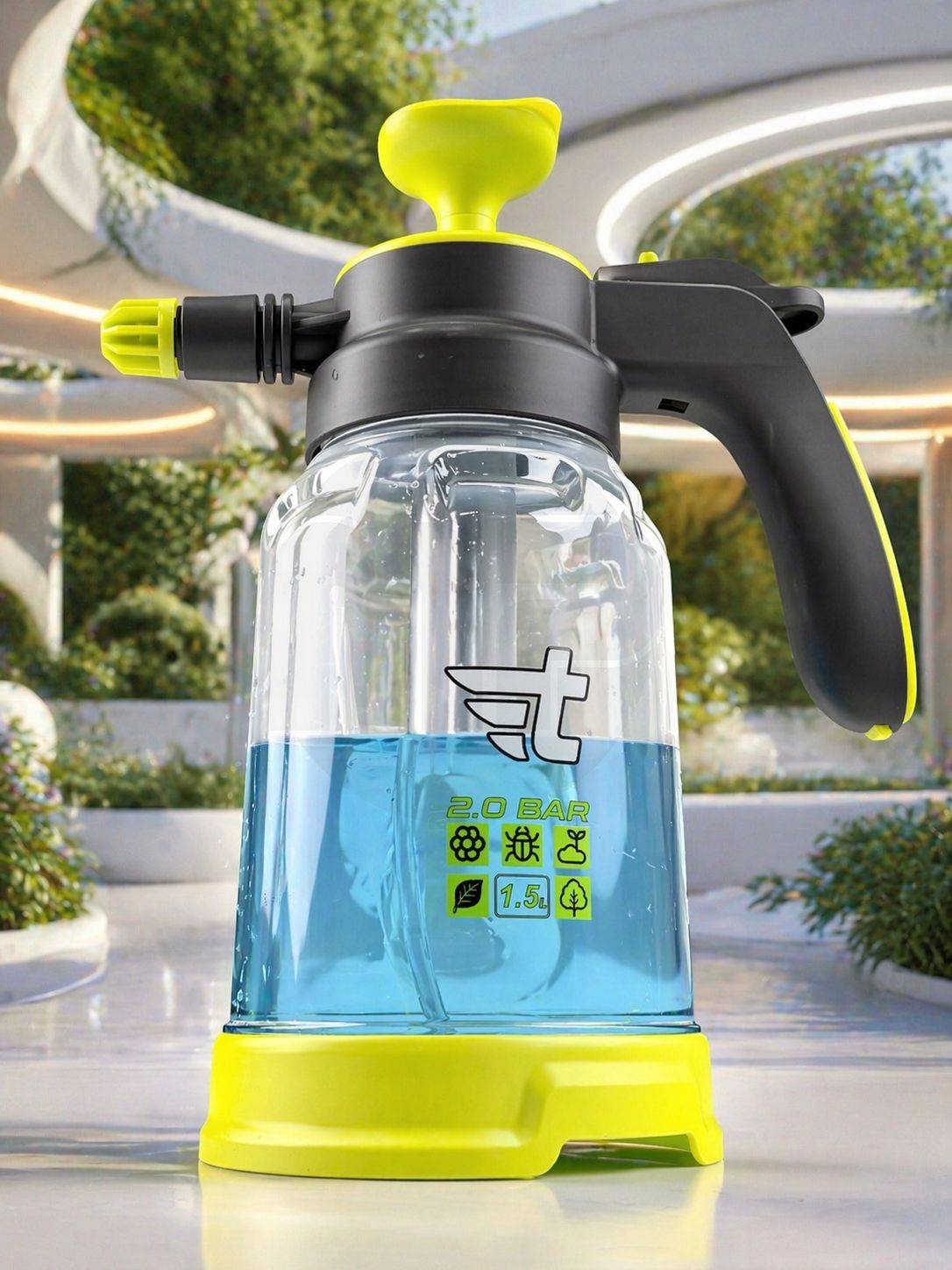 Entrepotbrico - Pulvérisateur de jardin à pression portatif avec buse réglable 1,5 L - Image 2