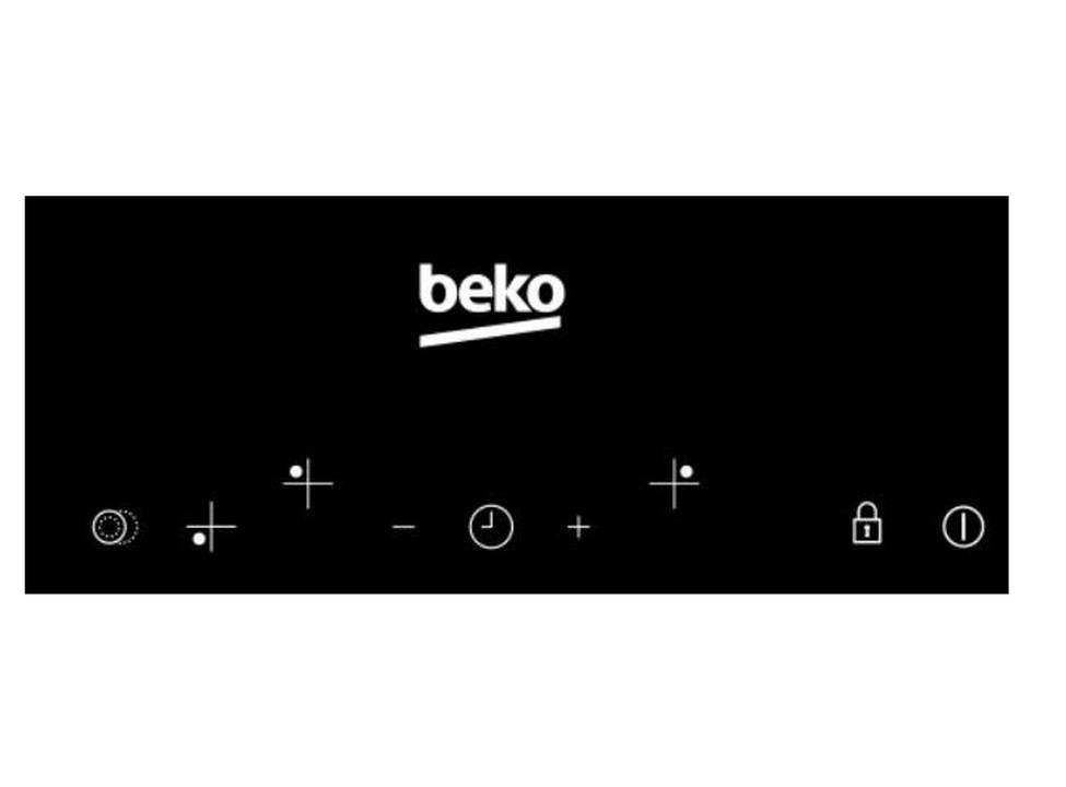 Beko - Table de cuisson vitrocéramique 60cm 3 feux 5700w noir HIC63402T Beko - Image 2