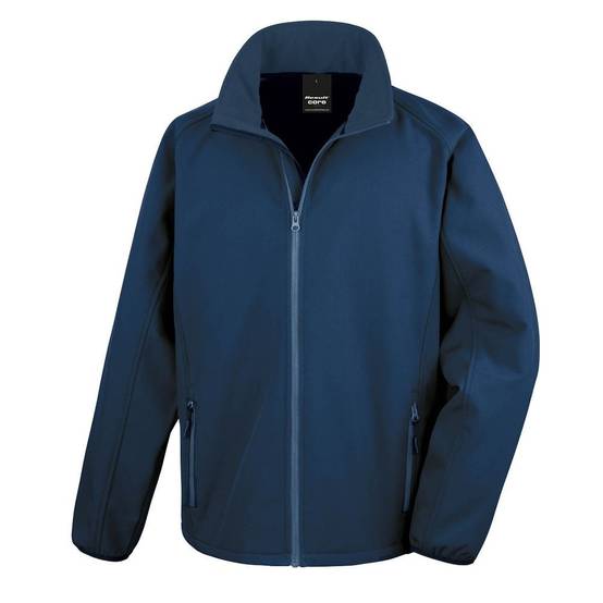 Veste Softshell Homme Result Core Printable Bleu Marine 3XL