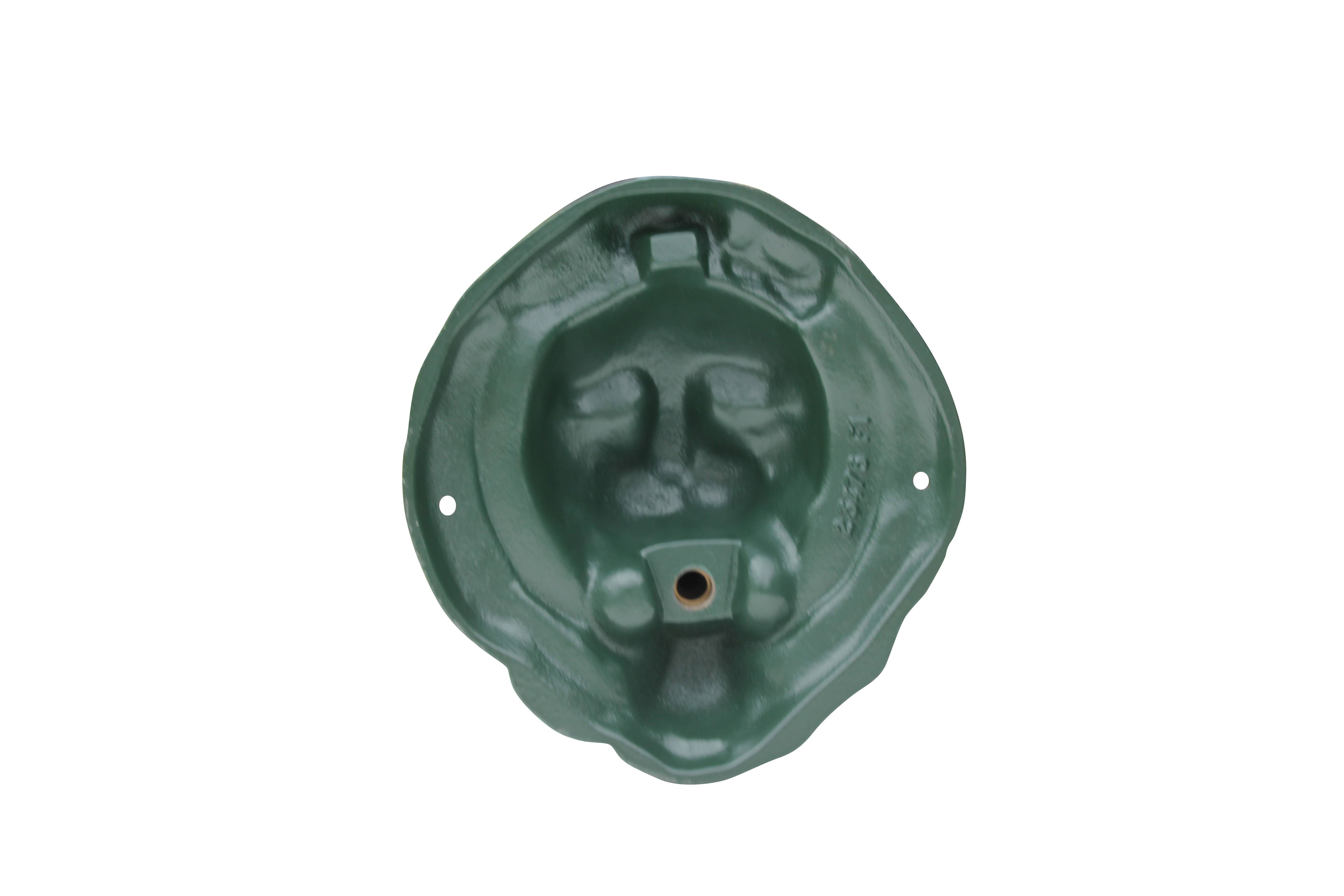 Fontaine coquille au lion vert 6009 avec robinet colvert Dommartin H. 54cm X L. 38cm - Image 4