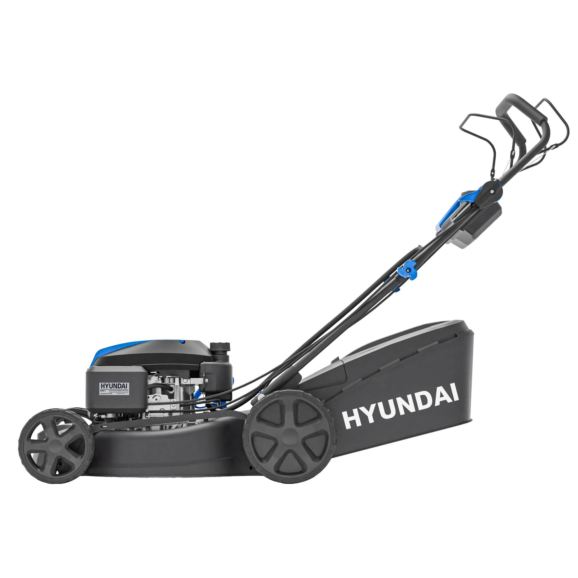 Tondeuse à Gazon Thermique Autotractée 46 cm 139 cm3 Démarrage Élec 60 L HYM18150SPEX-EU Hyundai - Image 6