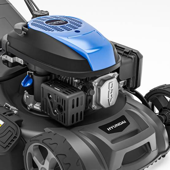Tondeuse à Gazon Thermique Autotractée 46 cm 139 cm3 Démarrage Élec 60 L HYM18150SPEX-EU Hyundai - Image 9