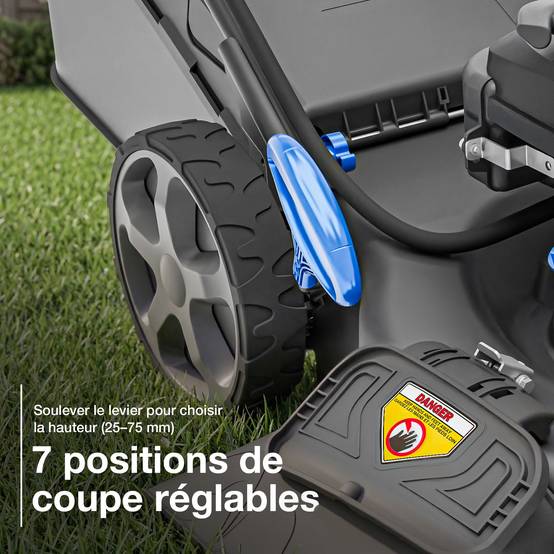Tondeuse à Gazon Thermique Autotractée 46 cm 139 cm3 Démarrage Élec 60 L HYM18150SPEX-EU Hyundai - Image 3