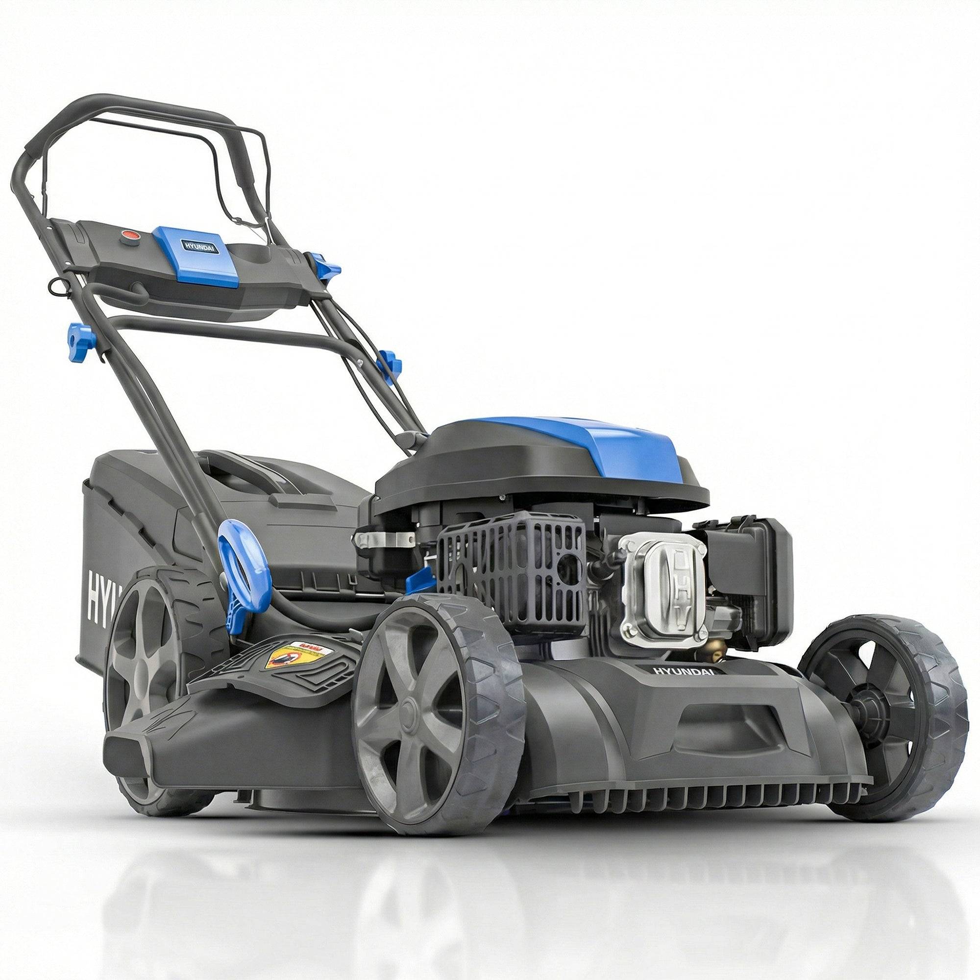 Tondeuse à Gazon Thermique Autotractée 46 cm 139 cm3 Démarrage Élec 60 L HYM18150SPEX-EU Hyundai - Image 1