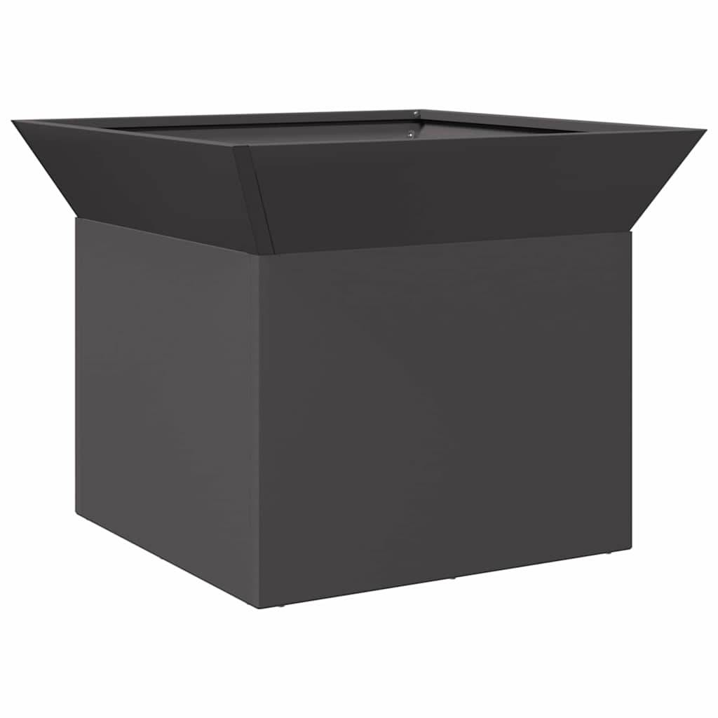 ComfortXL - Brasero Design Cube en Acier Noir 50cm, Foyer de Jardin Portable et Moderne – ComfortXL Outdoor Living - Image 7